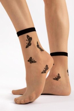Skarpetki Model Summer 15 Den Nude/Black - Fiore Fiore