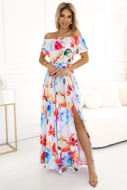 Sukienka Model 194-5 Flowers Wzór - Numoco Numoco