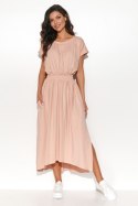 Sukienka Model NU425 Powder Pink - Numinou Numinou Sukienka Model NU425 Powder Pink - Numinou Numinou