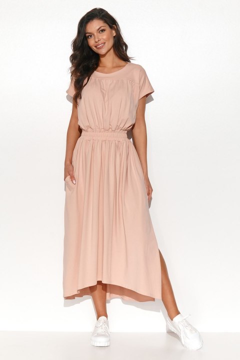 Sukienka Model NU425 Powder Pink - Numinou Numinou Sukienka Model NU425 Powder Pink - Numinou Numinou