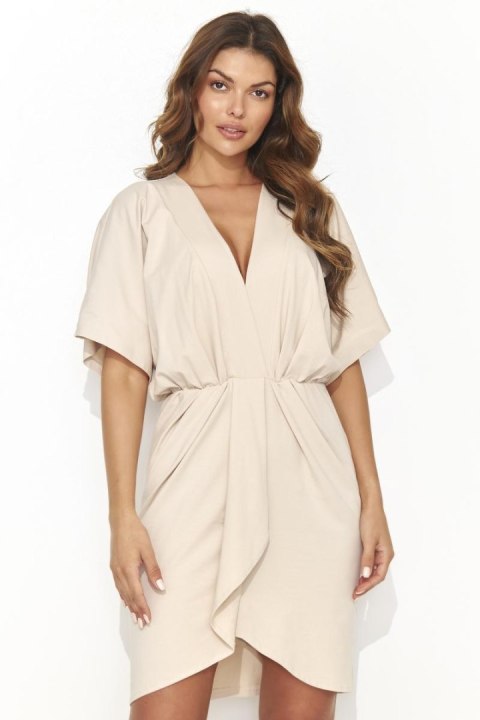 Sukienka Model NU469 Light Beige - Numinou Numinou Sukienka Model NU469 Light Beige - Numinou Numinou