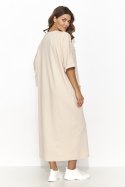 Sukienka Model NU473 Light Beige - Numinou Numinou Sukienka Model NU473 Light Beige - Numinou Numinou