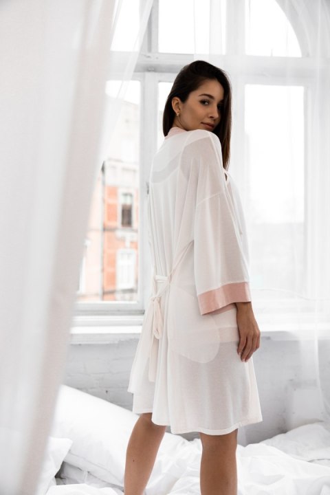 Szlafrok Damski Model Nelli White - Sensis Sensis Szlafrok Damski Model Nelli White - Sensis Sensis