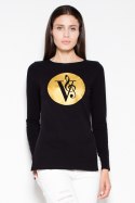 Bluza Damska Model VT014 Black - Venaton Venaton Bluza Damska Model VT014 Black - Venaton Venaton