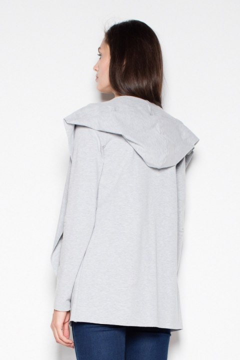 Bluza Damska Model VT037 Grey - Venaton Venaton Bluza Damska Model VT037 Grey - Venaton Venaton