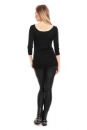 Bluzka Ciążowa Model 0142 Black - PeeKaBoo PeeKaBoo
