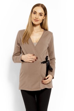 Bluzka Ciążowa Model 1626C Cappuccino - PeeKaBoo PeeKaBoo