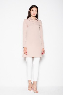 Bluzka Koszulowa Model VT054 Beige - Venaton Venaton