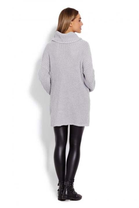 Golf Ciążowy Model 70012C Grey - PeeKaBoo PeeKaBoo Golf Ciążowy Model 70012C Grey - PeeKaBoo PeeKaBoo