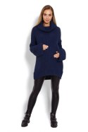 Golf Ciążowy Model 70012C Petrol Navy - PeeKaBoo PeeKaBoo Golf Ciążowy Model 70012C Petrol Navy - PeeKaBoo PeeKaBoo