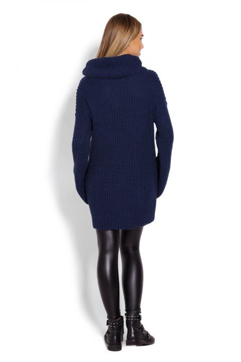 Golf Ciążowy Model 70012C Petrol Navy - PeeKaBoo PeeKaBoo Golf Ciążowy Model 70012C Petrol Navy - PeeKaBoo PeeKaBoo