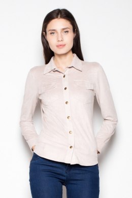Koszula Damska Model VT026 Beige - Venaton Venaton