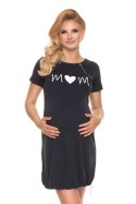 Koszulka nocna Koszula Nocna Ciążowa Model 0190 Navy - PeeKaBoo PeeKaBoo Koszulka nocna Koszula Nocna Ciążowa Model 0190 Navy - PeeKaBoo PeeKaBoo