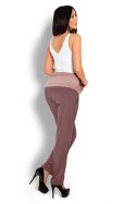 Spodnie Ciążowe Model 1276 Cappuccino - PeeKaBoo PeeKaBoo Spodnie Ciążowe Model 1276 Cappuccino - PeeKaBoo PeeKaBoo