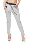 Spodnie Damskie Model 0103 Light Grey - PeeKaBoo PeeKaBoo Spodnie Damskie Model 0103 Light Grey - PeeKaBoo PeeKaBoo