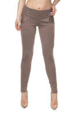 Spodnie Damskie Model 0105 Cappuccino - PeeKaBoo PeeKaBoo