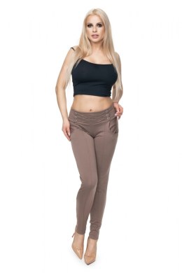 Spodnie Damskie Model 0105 Cappuccino - PeeKaBoo PeeKaBoo