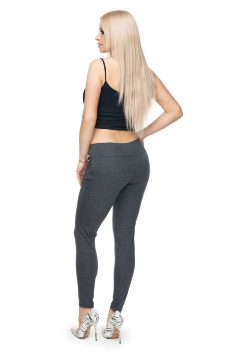 Spodnie Damskie Model 0105 Grafit - PeeKaBoo PeeKaBoo Spodnie Damskie Model 0105 Grafit - PeeKaBoo PeeKaBoo