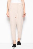 Spodnie Damskie Model VT047 Beige - Venaton Venaton Spodnie Damskie Model VT047 Beige - Venaton Venaton