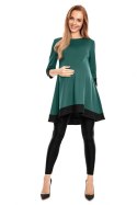 Sukienka Ciążowa Model 0125 Green - PeeKaBoo PeeKaBoo Sukienka Ciążowa Model 0125 Green - PeeKaBoo PeeKaBoo
