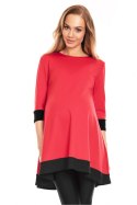 Sukienka Ciążowa Model 0125 Red - PeeKaBoo PeeKaBoo