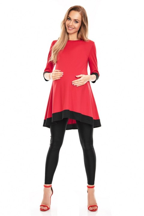 Sukienka Ciążowa Model 0125 Red - PeeKaBoo PeeKaBoo Sukienka Ciążowa Model 0125 Red - PeeKaBoo PeeKaBoo