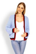 Sweter Ciążowy Model 60004C Sky Blue - PeeKaBoo PeeKaBoo Sweter Ciążowy Model 60004C Sky Blue - PeeKaBoo PeeKaBoo