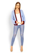 Sweter Ciążowy Model 60004C Sky Blue - PeeKaBoo PeeKaBoo Sweter Ciążowy Model 60004C Sky Blue - PeeKaBoo PeeKaBoo