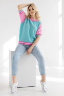 Sweter Damski Model 30093 Dark Mint - PeeKaBoo PeeKaBoo Sweter Damski Model 30093 Dark Mint - PeeKaBoo PeeKaBoo