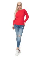 Sweter Damski Model 70021 Coral - PeeKaBoo PeeKaBoo Sweter Damski Model 70021 Coral - PeeKaBoo PeeKaBoo