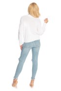 Sweter Damski Model 70035 Denim Cream - PeeKaBoo PeeKaBoo Sweter Damski Model 70035 Denim Cream - PeeKaBoo PeeKaBoo