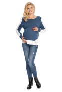 Sweter Damski Model 70038 Jeans - PeeKaBoo PeeKaBoo Sweter Damski Model 70038 Jeans - PeeKaBoo PeeKaBoo