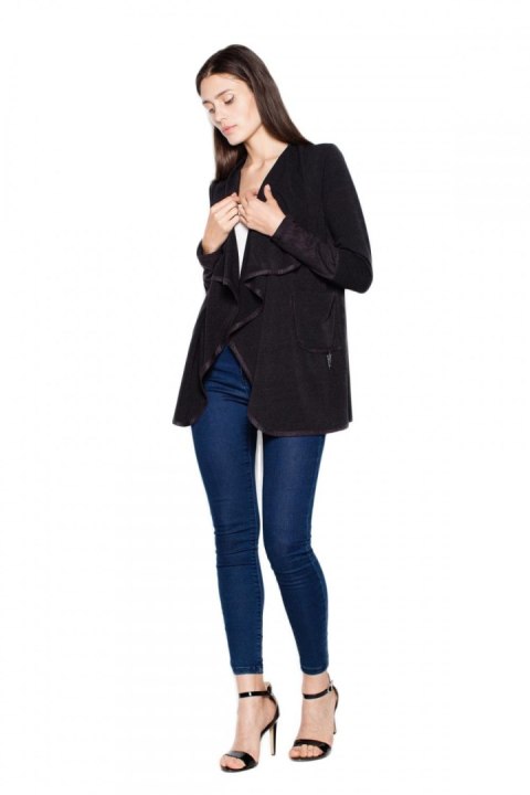 Sweter Damski Model VT036 Black - Venaton Venaton Sweter Damski Model VT036 Black - Venaton Venaton