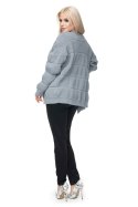 Sweter Kardigan Model 40022 Grey - PeeKaBoo PeeKaBoo Sweter Kardigan Model 40022 Grey - PeeKaBoo PeeKaBoo
