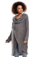 Sweter model 30051C Dark Gray - PeeKaBoo PeeKaBoo Sweter model 30051C Dark Gray - PeeKaBoo PeeKaBoo