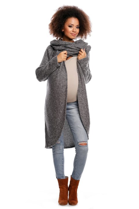 Sweter model 30051C Dark Gray - PeeKaBoo PeeKaBoo Sweter model 30051C Dark Gray - PeeKaBoo PeeKaBoo
