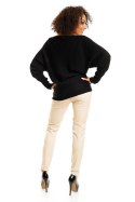 Sweter model 70003 Black - PeeKaBoo PeeKaBoo Sweter model 70003 Black - PeeKaBoo PeeKaBoo