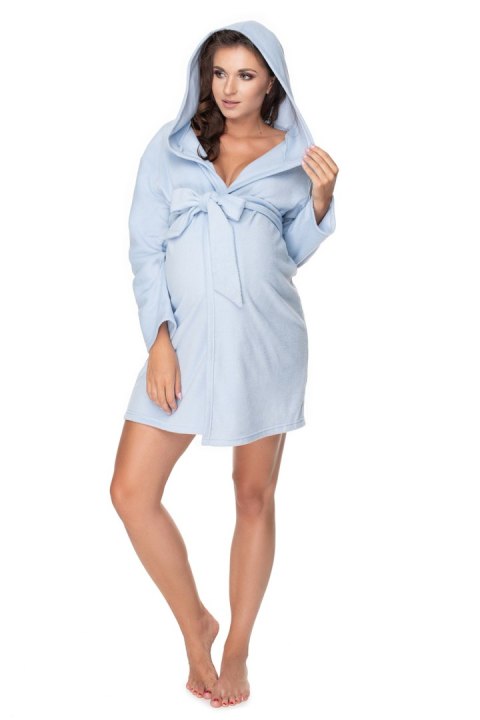 Szlafrok Damski Model 0148 Sky Blue - PeeKaBoo PeeKaBoo Szlafrok Damski Model 0148 Sky Blue - PeeKaBoo PeeKaBoo