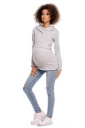Bluza model 1473 Light Gray - PeeKaBoo PeeKaBoo Bluza model 1473 Light Gray - PeeKaBoo PeeKaBoo