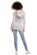 Bluza model 1473 Light Gray - PeeKaBoo PeeKaBoo Bluza model 1473 Light Gray - PeeKaBoo PeeKaBoo