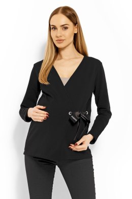 Bluzka Ciążowa Model 1626C Black - PeeKaBoo PeeKaBoo