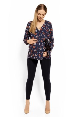 Bluzka Ciążowa Model 1626DC Flowers - PeeKaBoo PeeKaBoo