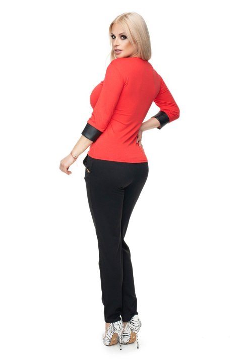 Bluzka Model 0102 Coral - PeeKaBoo PeeKaBoo Bluzka Model 0102 Coral - PeeKaBoo PeeKaBoo