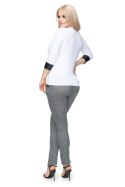 Bluzka Model 0102 White - PeeKaBoo PeeKaBoo Bluzka Model 0102 White - PeeKaBoo PeeKaBoo
