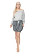 Bluzka Model 0109 Light Grey - PeeKaBoo PeeKaBoo Bluzka Model 0109 Light Grey - PeeKaBoo PeeKaBoo