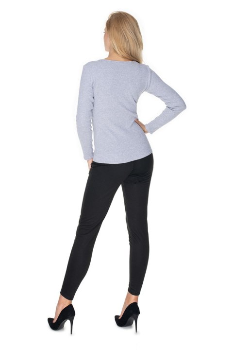 Bluzka Model 0163 Grey - PeeKaBoo PeeKaBoo Bluzka Model 0163 Grey - PeeKaBoo PeeKaBoo