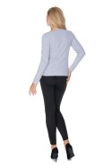Bluzka Model 0165 Grey - PeeKaBoo PeeKaBoo Bluzka Model 0165 Grey - PeeKaBoo PeeKaBoo