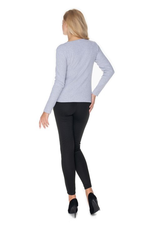 Bluzka Model 0165 Grey - PeeKaBoo PeeKaBoo Bluzka Model 0165 Grey - PeeKaBoo PeeKaBoo