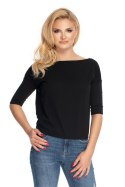 Bluzka Model 0171 Black - PeeKaBoo PeeKaBoo Bluzka Model 0171 Black - PeeKaBoo PeeKaBoo