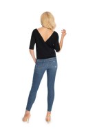 Bluzka Model 0171 Black - PeeKaBoo PeeKaBoo Bluzka Model 0171 Black - PeeKaBoo PeeKaBoo